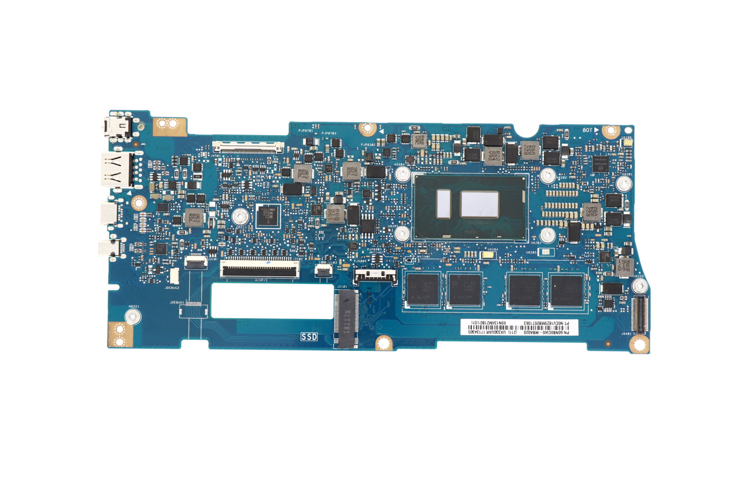 Carte Mère Pour Ordinateur Portable ASUS X202 – Révision 2 – Pièce Détachée Occasion