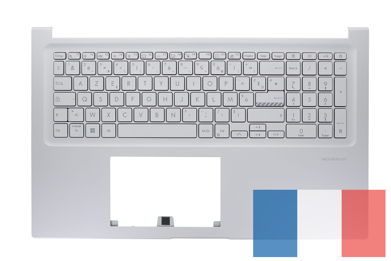 CLAVIER FRANÇAIS AZERTY POUR HP PROBOOK 445 G8 SANS Rétro-éclairage