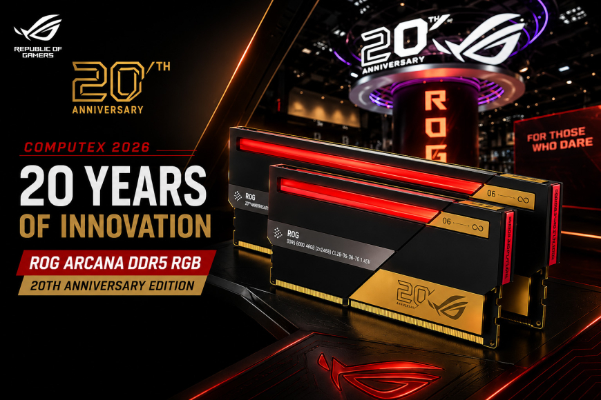 ROG Arcana DDR5 RGB: Asus 20th Anniversary Edition